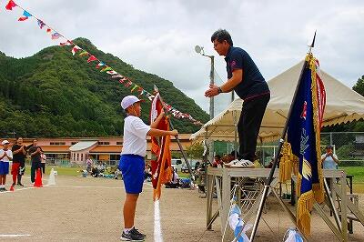 閉会式　白組優勝